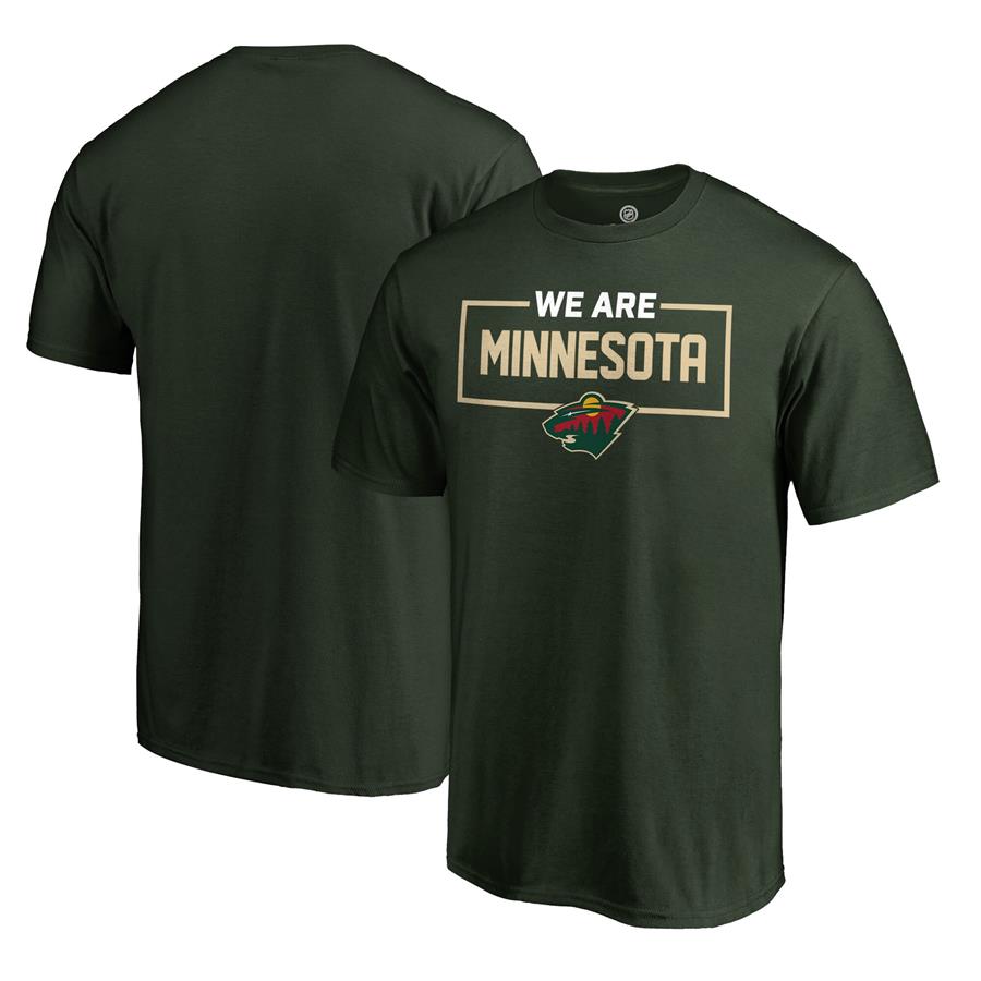 Футболка Minnesota Wild Fanatics Branded Iconic Collection We Are (зелёный)