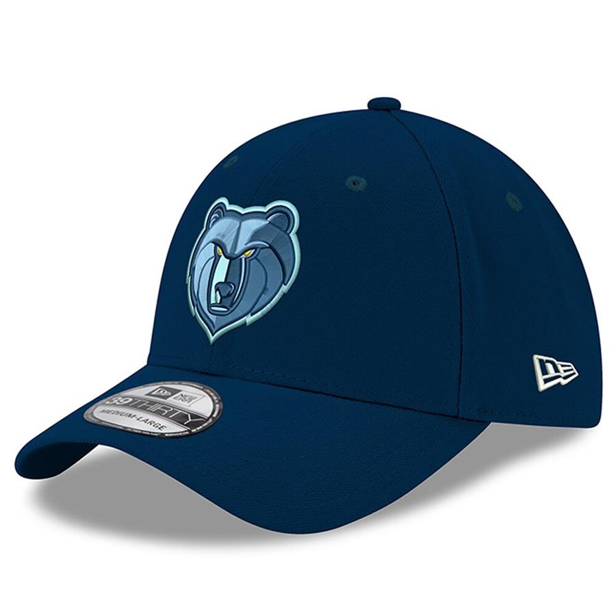 Кепка Memphis Grizzlies New Era New Logo Team Classic 39THIRTY Flex (тёмно-синий)