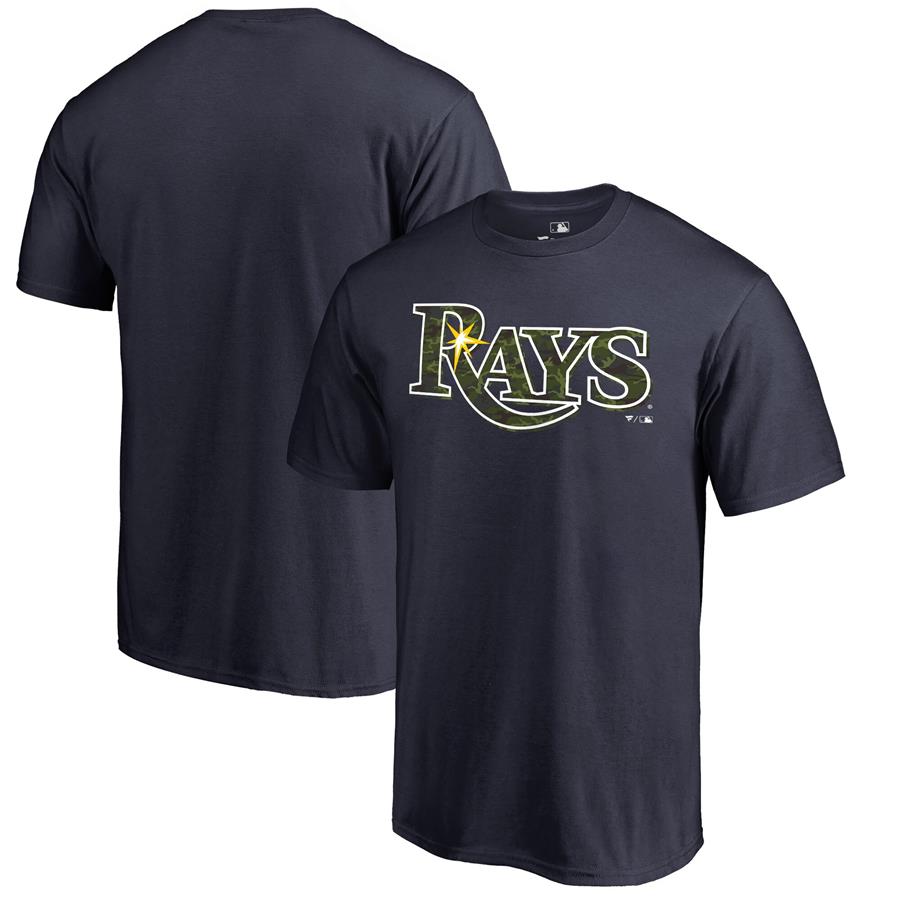 Футболка Tampa Bay Rays Fanatics Branded Armed Forces Wordmark (тёмно-синий)