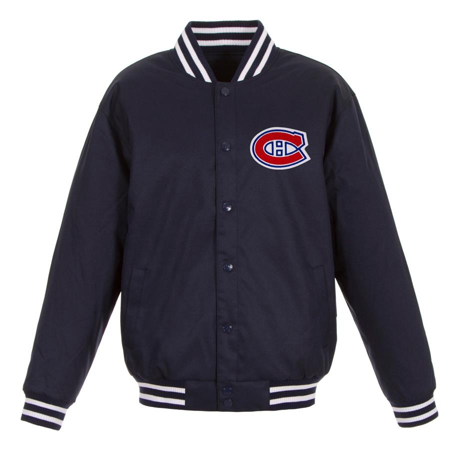 Куртка Montreal Canadiens JH Design Front Hit Poly Twill (тёмно-синий)
