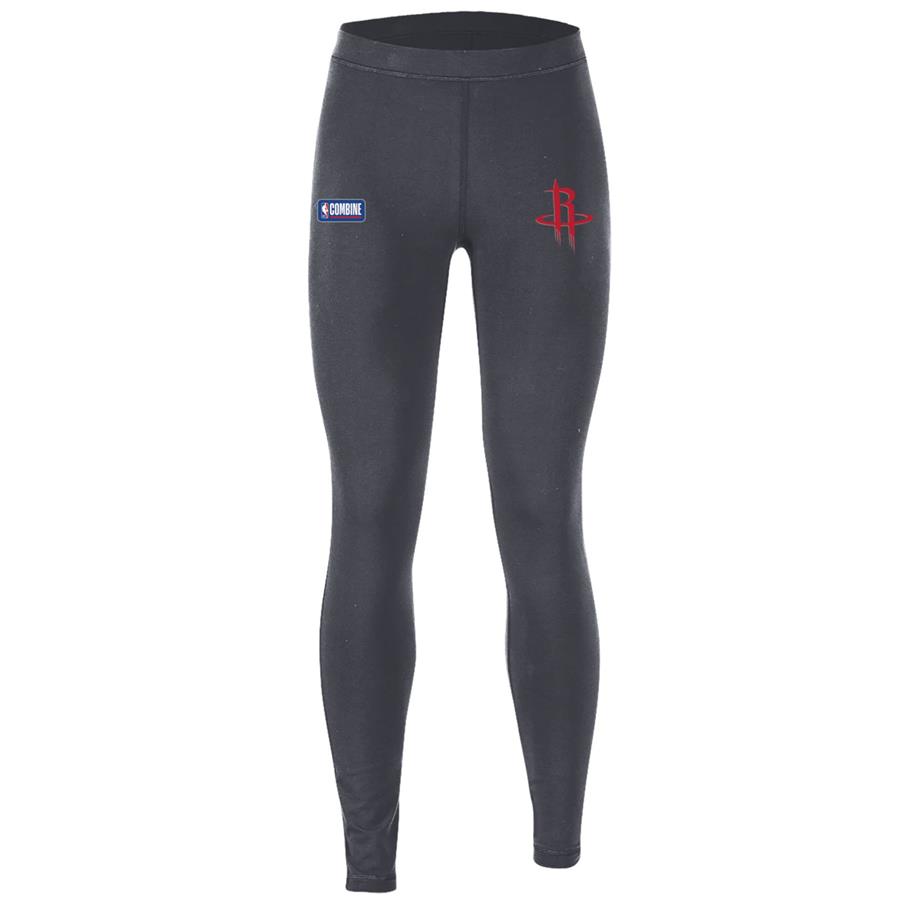 Houston Rockets Under Armour Women's Combine Authentic Favorites Performance Leggings - Heathered Charcoal