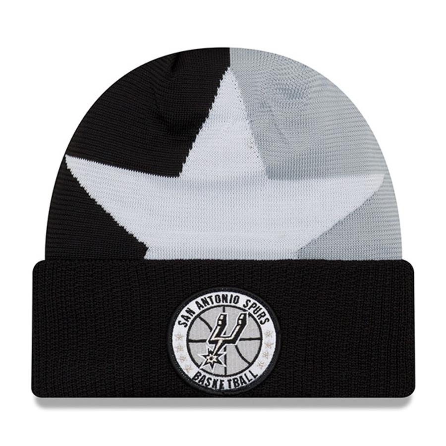 San Antonio Spurs New Era 2018 Tip Off Series Cuffed Knit Hat - Black