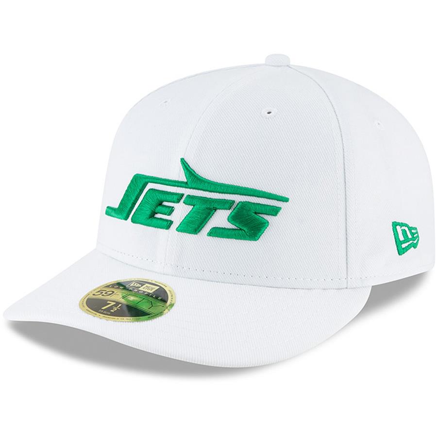 Кепка New York Jets New Era Throwback Logo Omaha Low Profile 59FIFTY Fitted (белый)