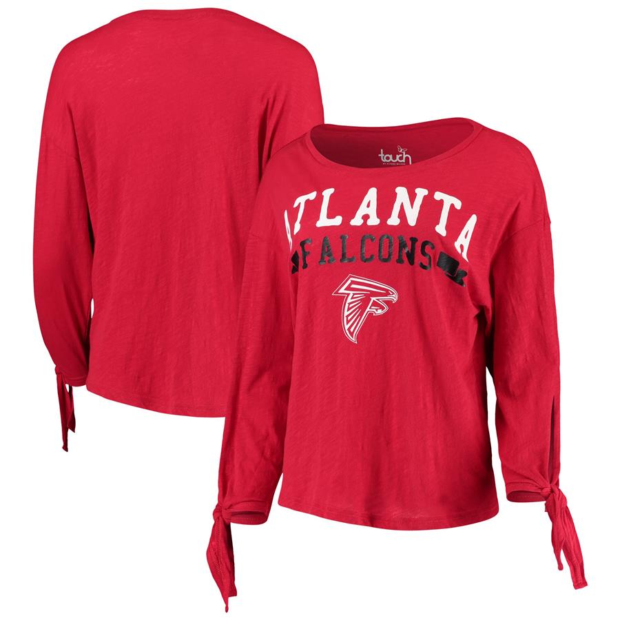 Atlanta Falcons Touch by Alyssa Milano Women's On The Fly Long Sleeve T-Shirt - Red