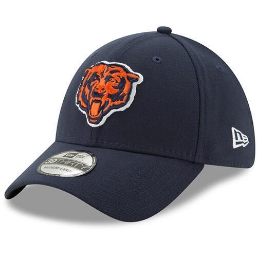Chicago Bears New Era 39THIRTY Flex Team Classic Hat - Navy