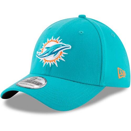 Miami Dolphins New Era 39THIRTY Flex Team Classic Hat - Aqua