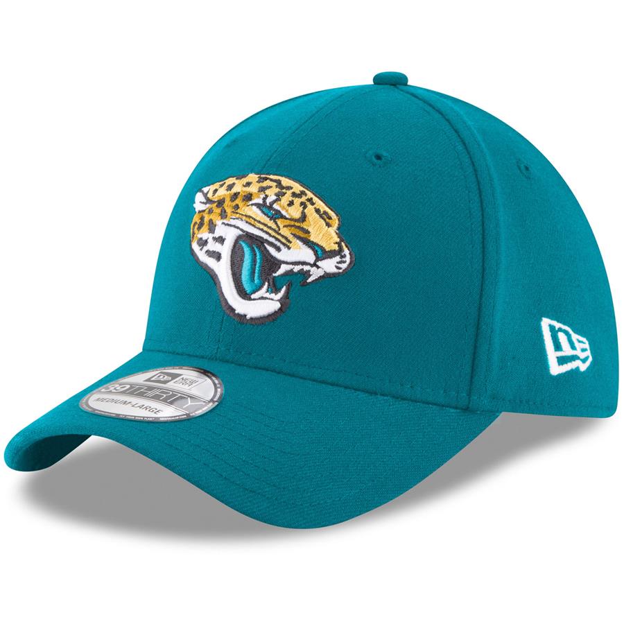 Jacksonville Jaguars New Era 39THIRTY Flex Team Classic Hat - Teal