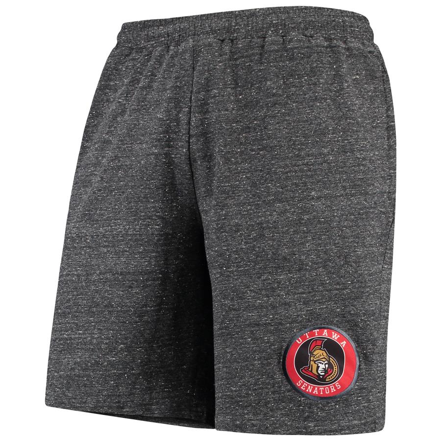 Ottawa Senators Concepts Sport Pitch Jam Shorts - Charcoal
