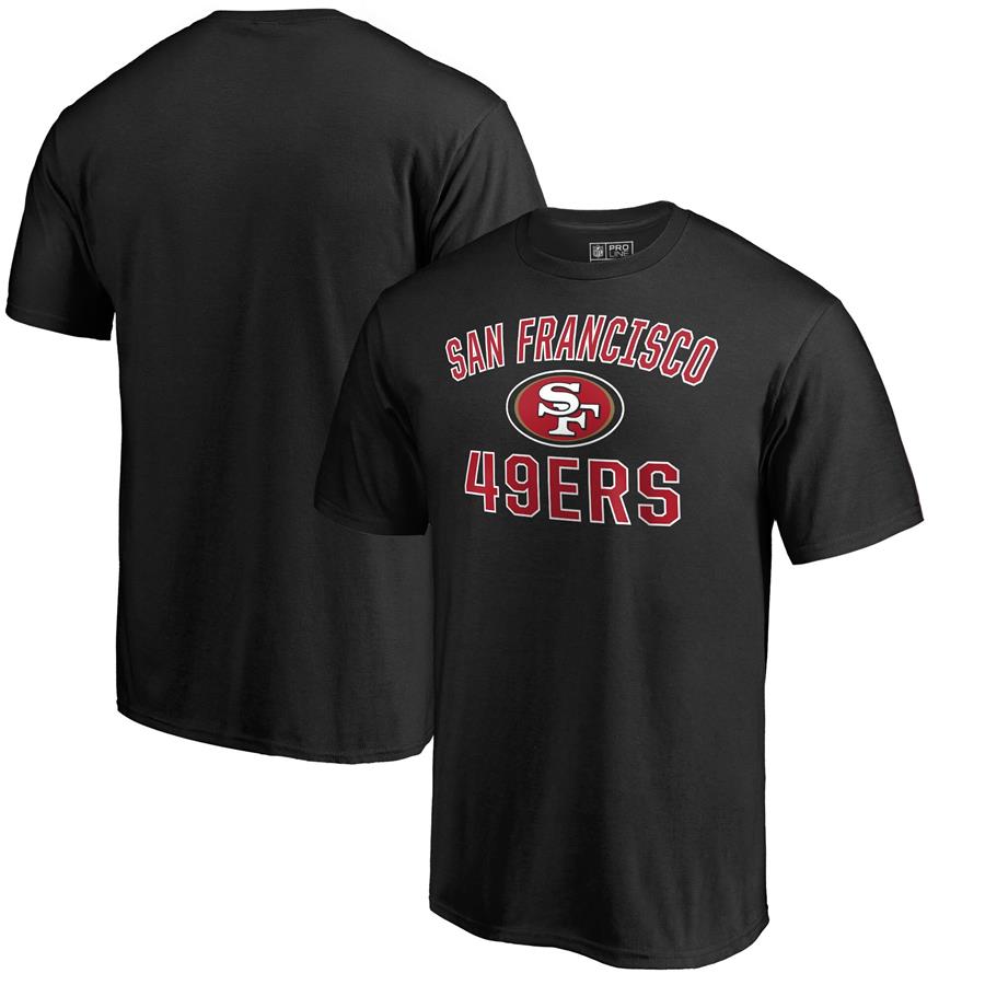 San Francisco 49ers NFL Pro Line by Fanatics Branded Victory Arch II T-Shirt - Black