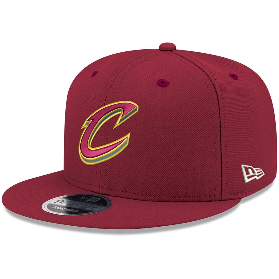 Cleveland Cavaliers New Era Official Team Color 9FIFTY Adjustable Hat - Wine