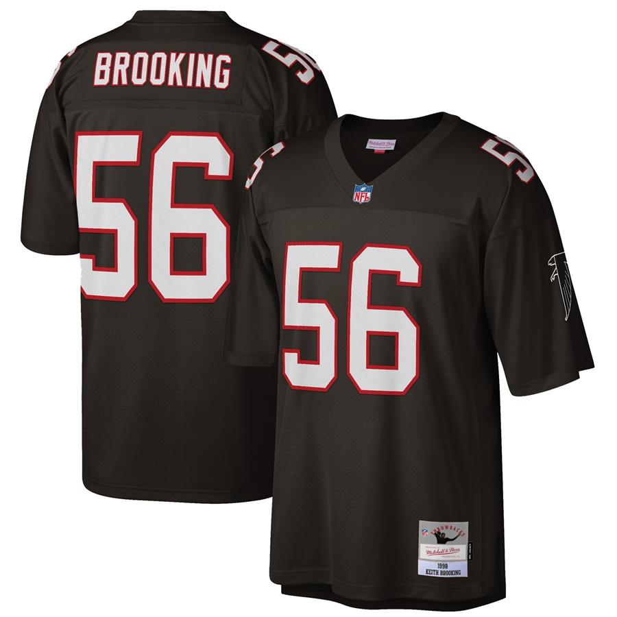 Keith Brooking Atlanta Falcons Mitchell & Ness Retired Player Legacy Replica Jersey - Black