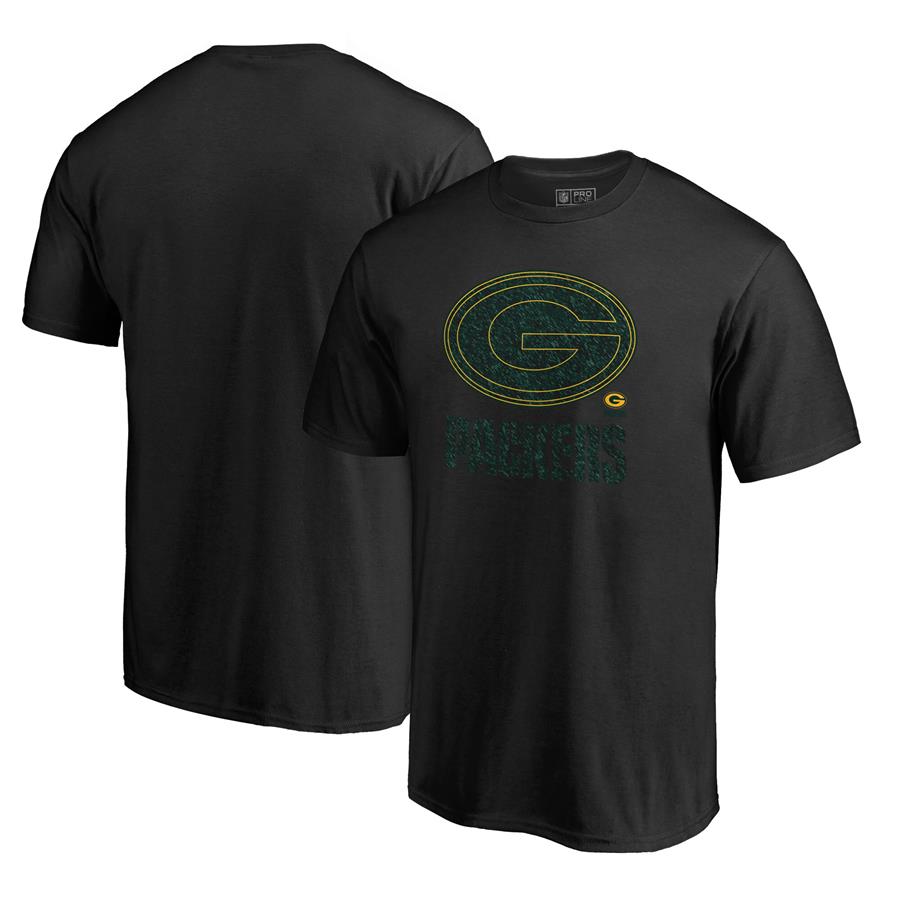 Green Bay Packers NFL Pro Line by Fanatics Branded Training Camp Hookup T-Shirt - Black