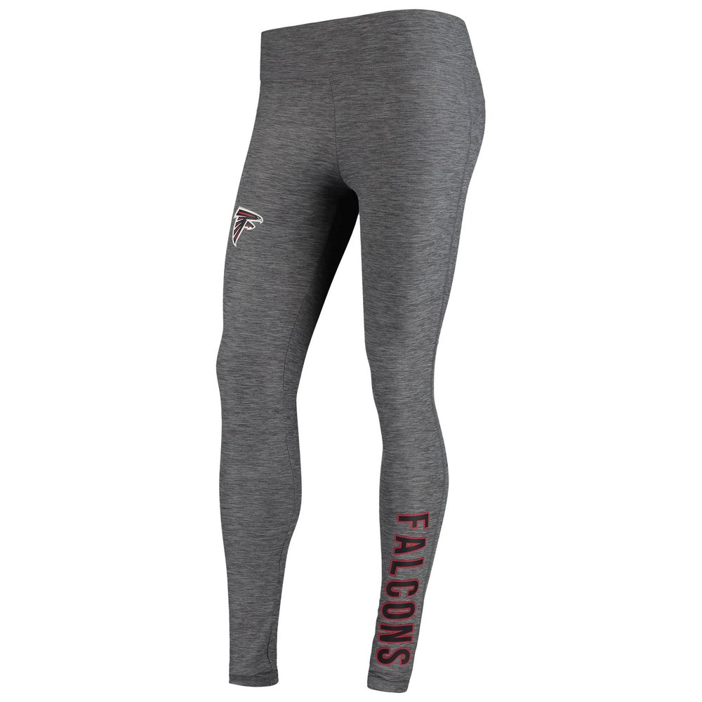 Atlanta Falcons NFL Pro Line by Fanatics Branded Women's Greatest Impact Leggings - Heathered Gray