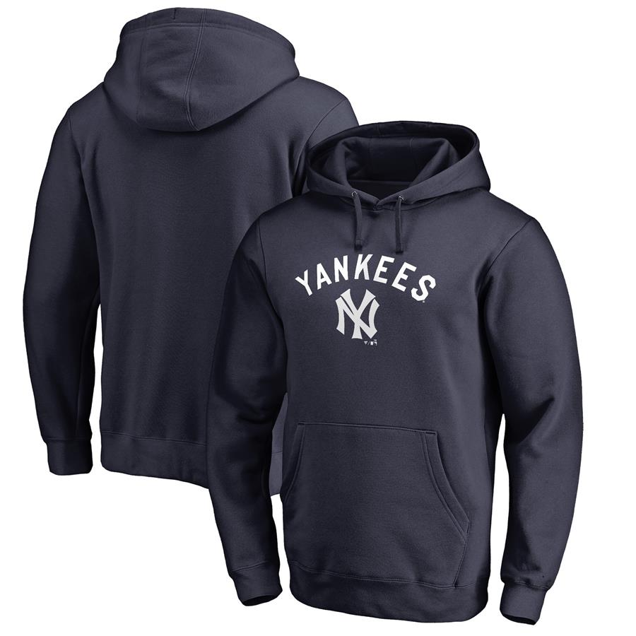 Худи New York Yankees Fanatics Branded Vintage Cooperstown Collection Wahconah (тёмно-синий)