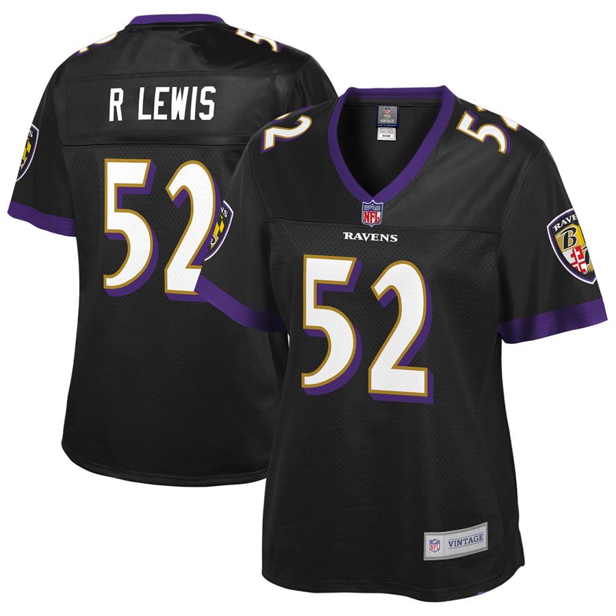 Ray Lewis Baltimore Ravens NFL Pro Line Women's Retired Player Jersey - Black