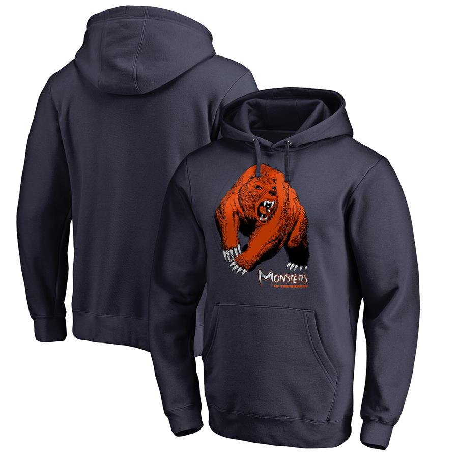 Chicago Bears NFL Pro Line by Fanatics Branded Heroes Assemble Pullover Hoodie - Navy
