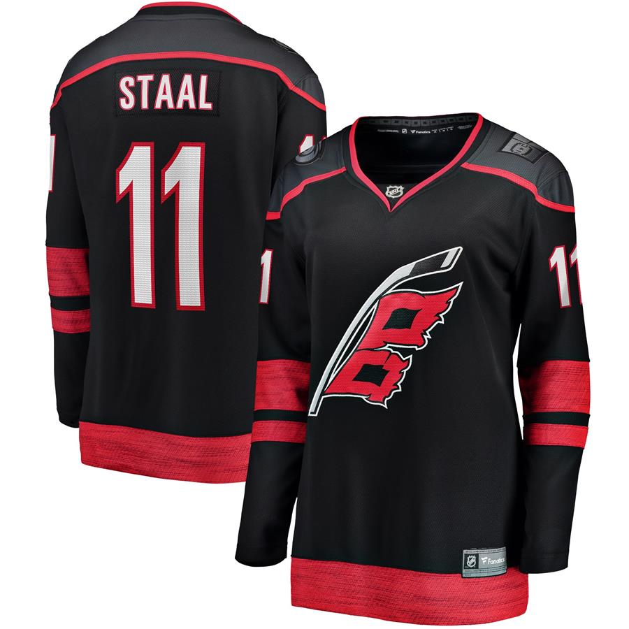 Jordan Staal Carolina Hurricanes Fanatics Branded Women's Breakaway Alternate Player Jersey - Black
