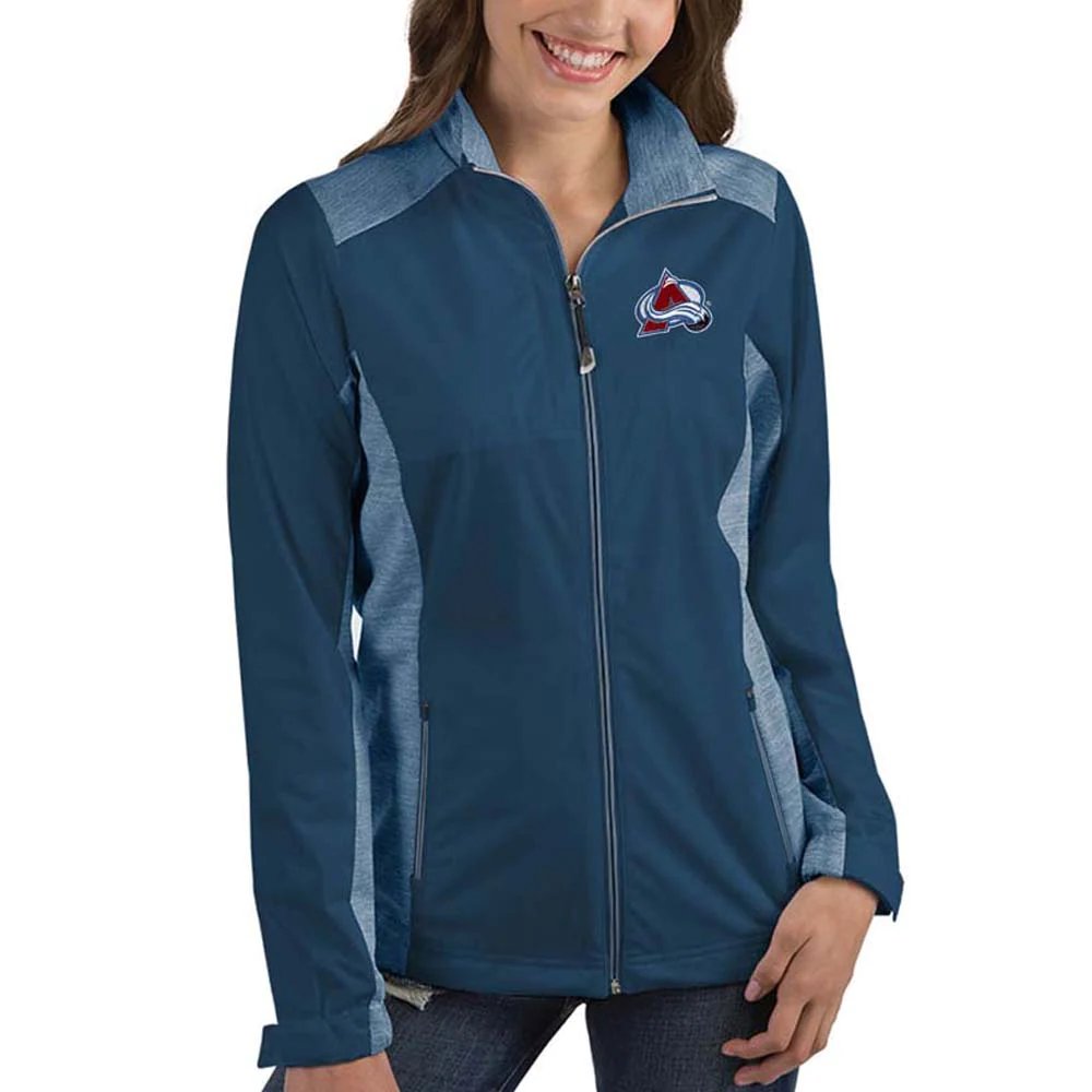 Colorado Avalanche Antigua Women's Revolve Full-Zip Jacket - Navy