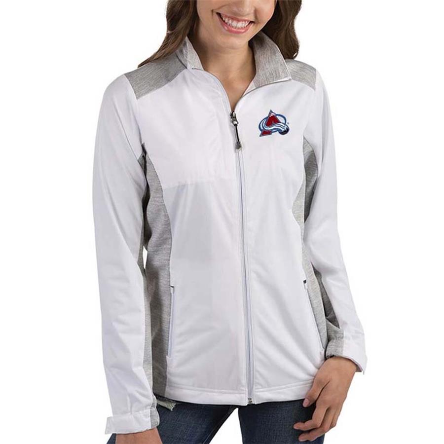 Colorado Avalanche Antigua Women's Revolve Full-Zip Jacket - White