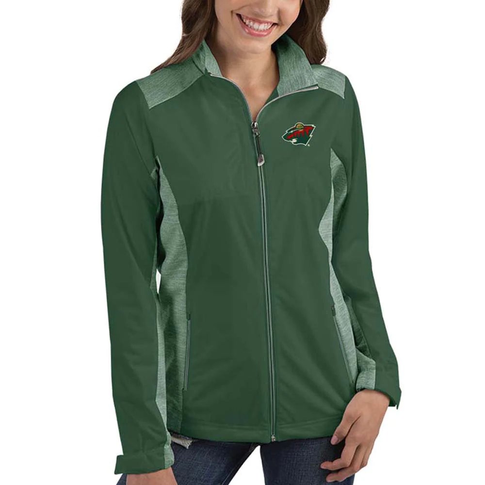 Женская куртка на молнии Minnesota Wild Antigua Revolve (зелёный)