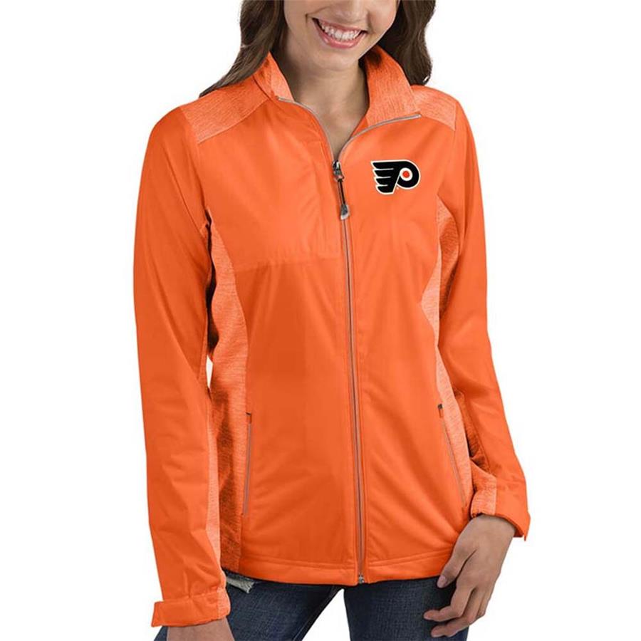 Philadelphia Flyers Antigua Women's Revolve Full-Zip Jacket - Orange