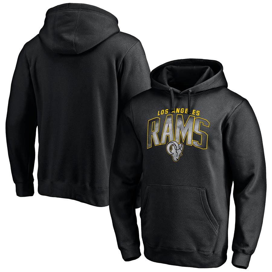 Los Angeles Rams NFL Pro Line by Fanatics Branded Arch Smoke Pullover Hoodie - Black