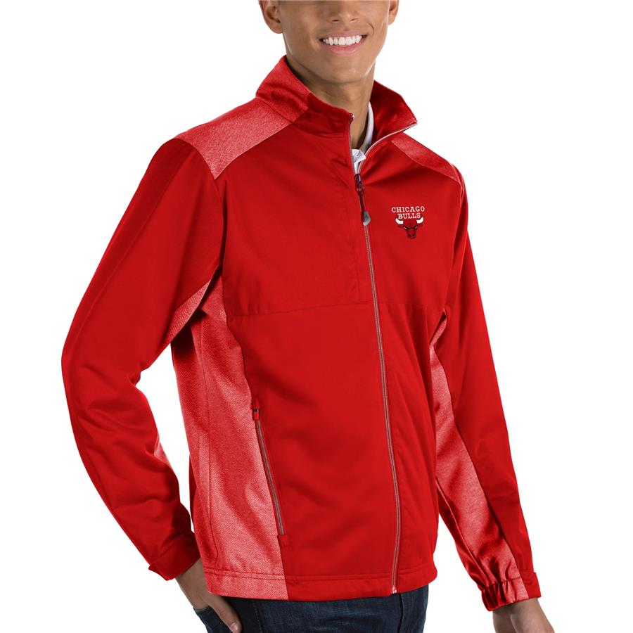 Chicago Bulls Antigua Revolve Full-Zip Jacket - Red