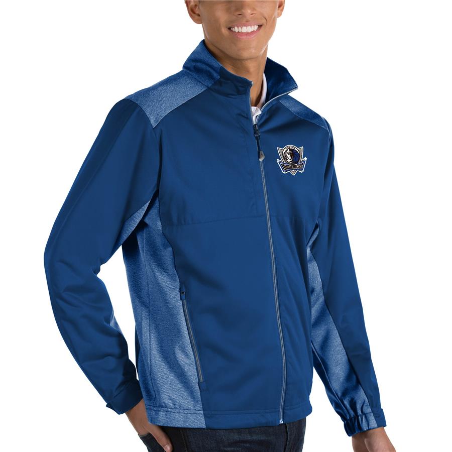 Dallas Mavericks Antigua Revolve Full-Zip Jacket - Royal