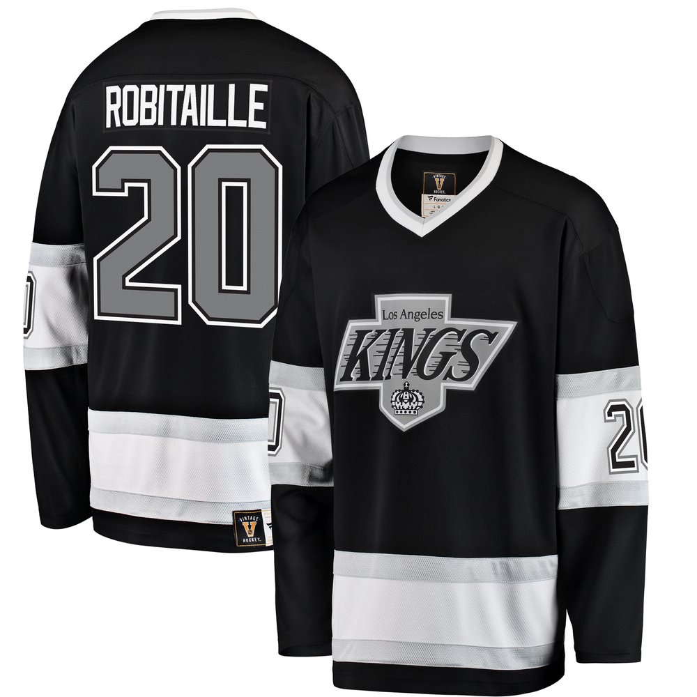 Luc Robitaille Los Angeles Kings Fanatics Branded Premier Breakaway Retired Player Jersey - Black