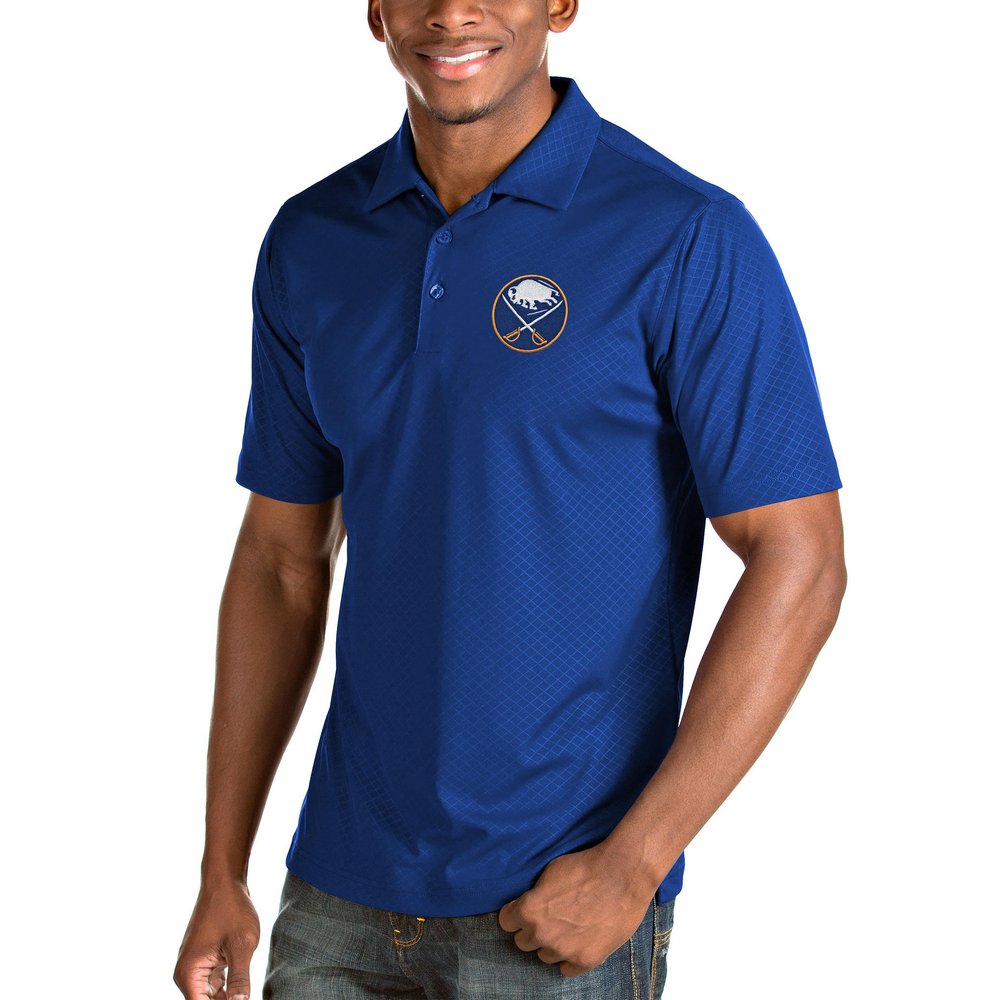 Buffalo Sabres Antigua Inspire Desert Dry Polo - Royal