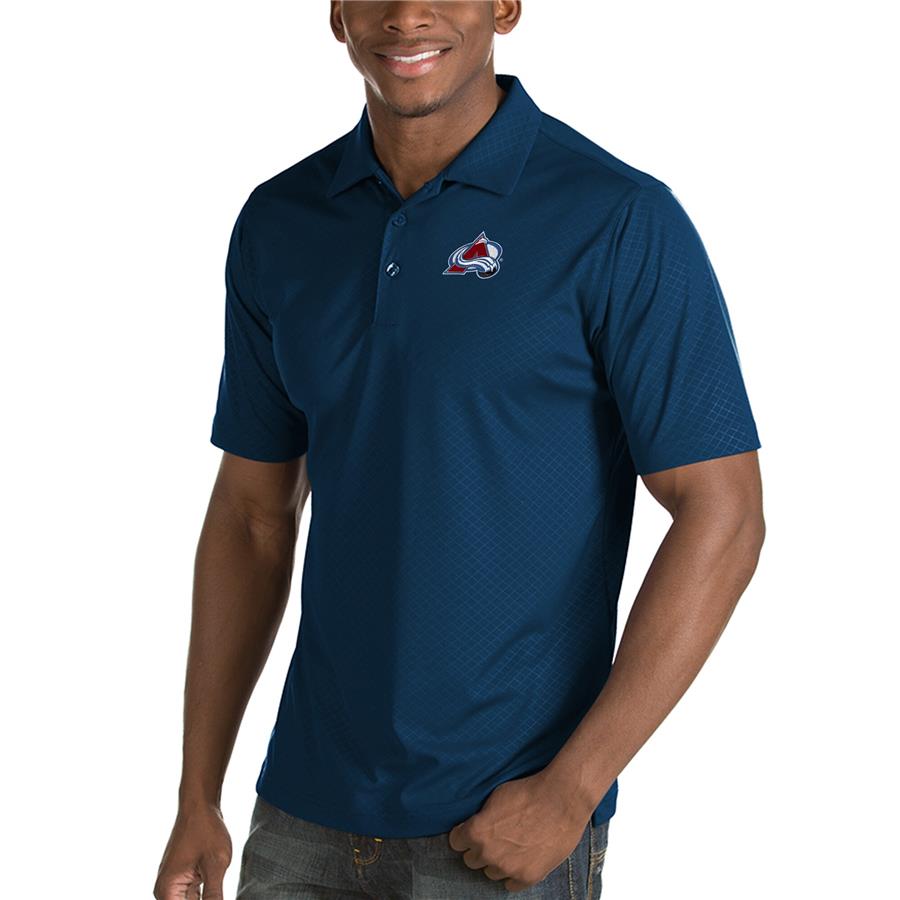 Colorado Avalanche Antigua Inspire Desert Dry Polo - Navy