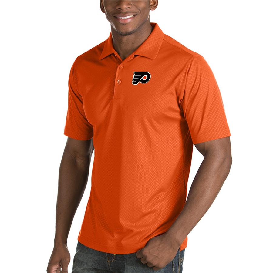 Philadelphia Flyers Antigua Inspire Desert Dry Polo - Orange