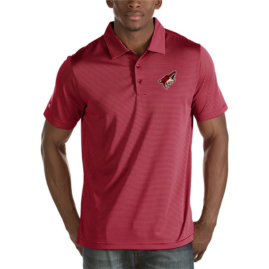 Arizona Coyotes Antigua Quest Desert Dry Polo - Garnet