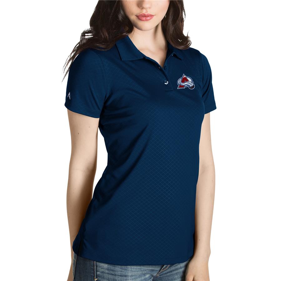 Colorado Avalanche Antigua Women's Inspire Desert Dry Polo - Navy