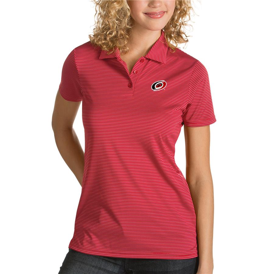 Carolina Hurricanes Antigua Women's Quest Desert Dry Polo - Red