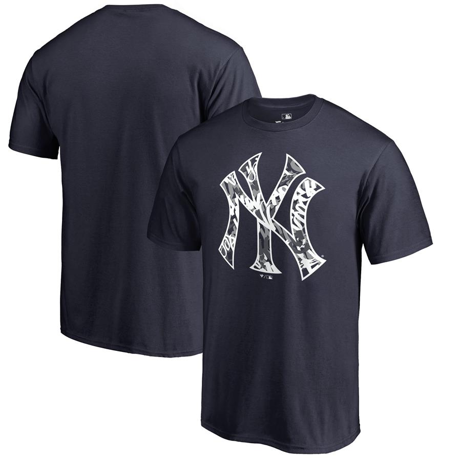 Футболка New York Yankees Fanatics Branded Hometown Collection Home (тёмно-синий)