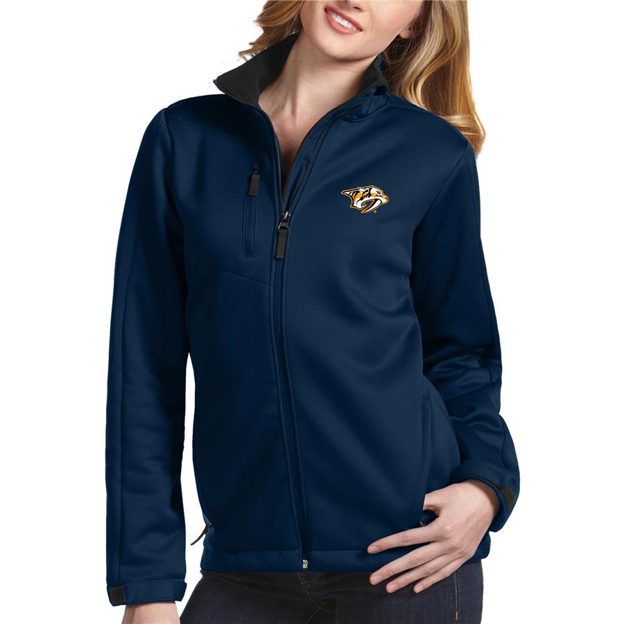 Nashville Predators Antigua Women's Traverse Full-Zip Jacket - Navy
