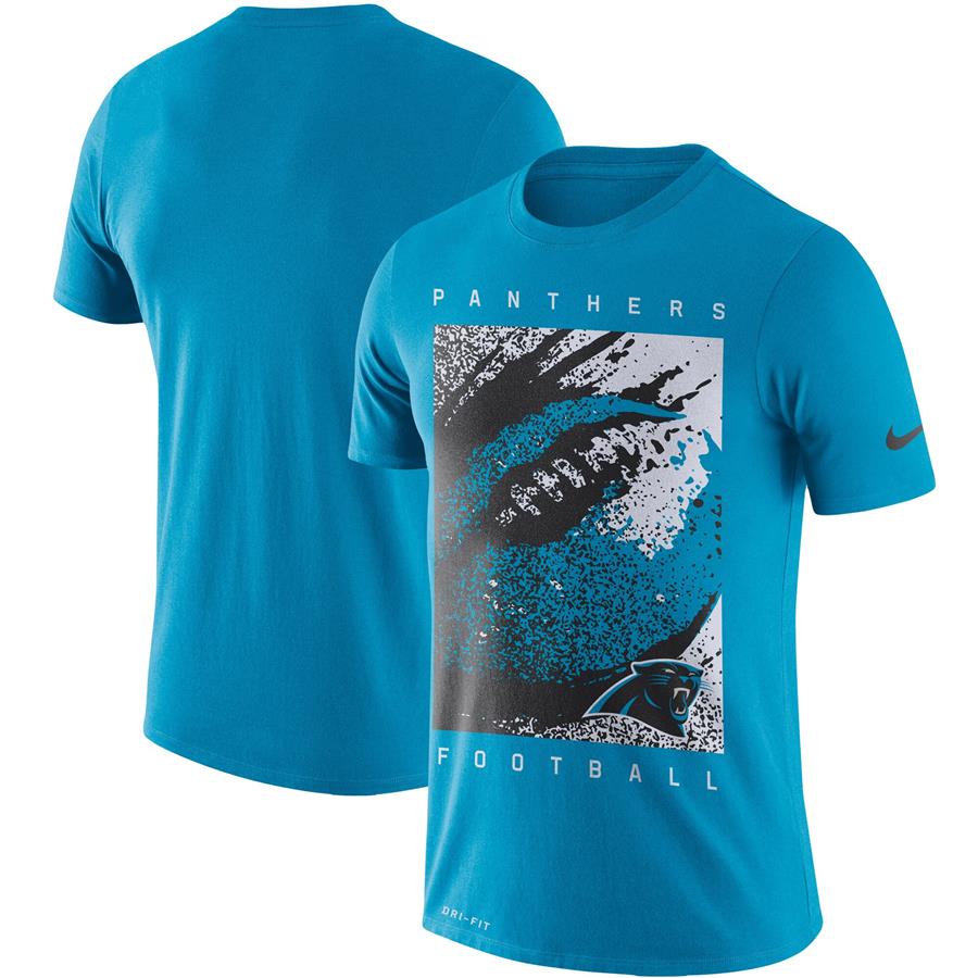 Carolina Panthers Nike Fan Gear Mezzo Icon Performance T-Shirt - Blue