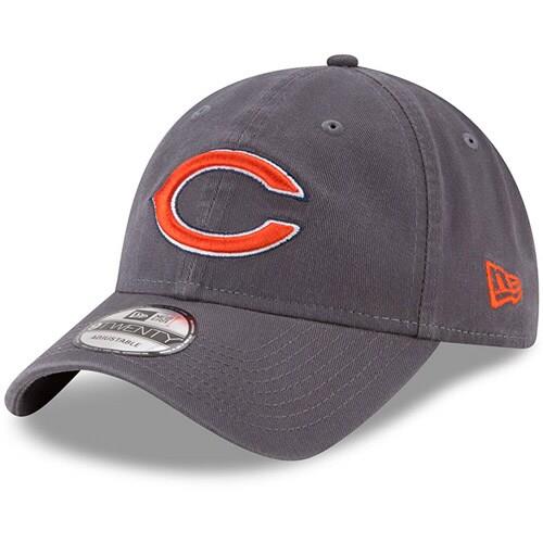 Chicago Bears New Era Core Classic 9TWENTY Adjustable Hat - Graphite
