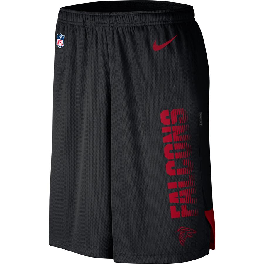 Atlanta Falcons Nike Sideline Player Knit Performance Shorts - Black