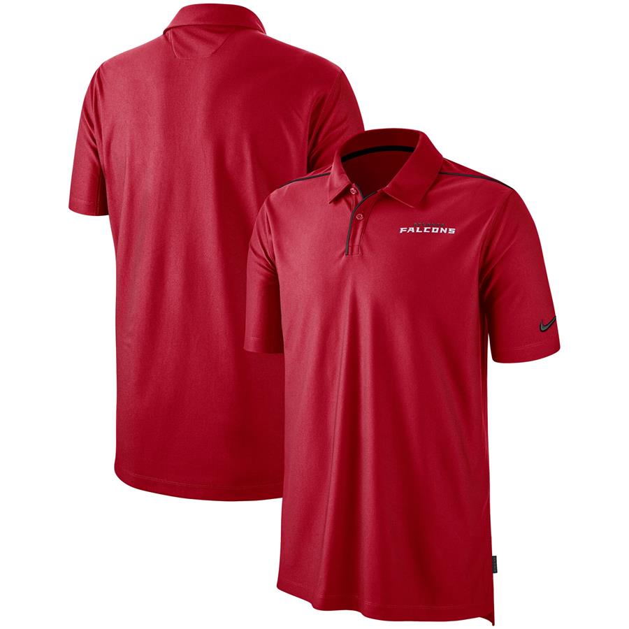Atlanta Falcons Nike Sideline Team Issue Performance Polo - Red