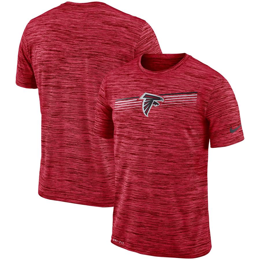 Atlanta Falcons Nike Sideline Velocity Performance T-Shirt - Heathered Red