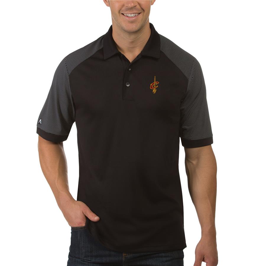 Cleveland Cavaliers Antigua Engage Polo - Black