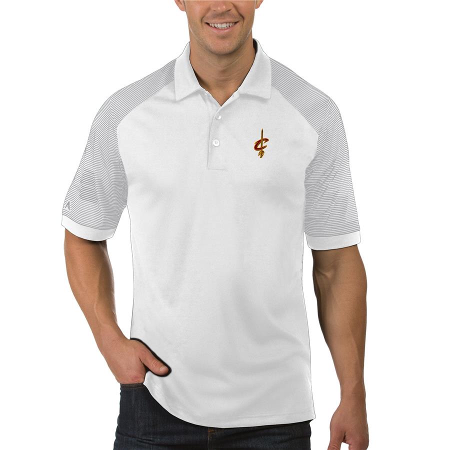 Cleveland Cavaliers Antigua Engage Polo - White