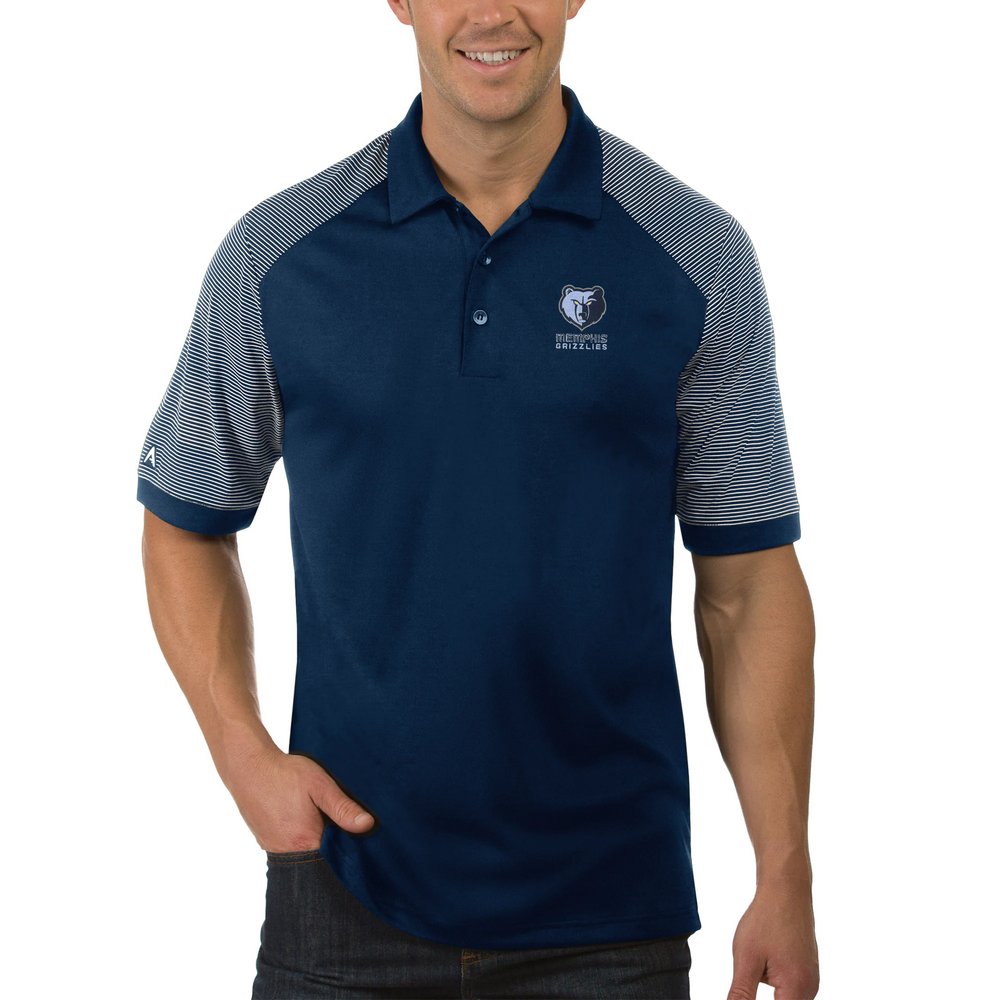 Memphis Grizzlies Antigua Engage Polo - Navy