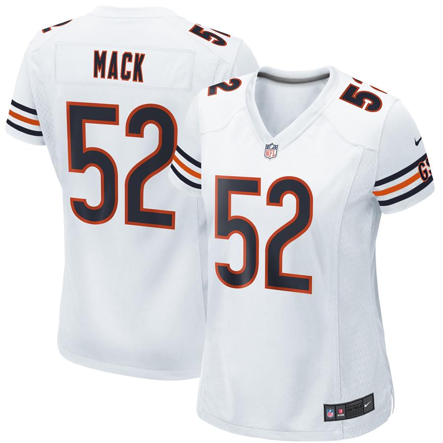 Khalil Mack Chicago Bears Nike Women's Player Game Jersey - White