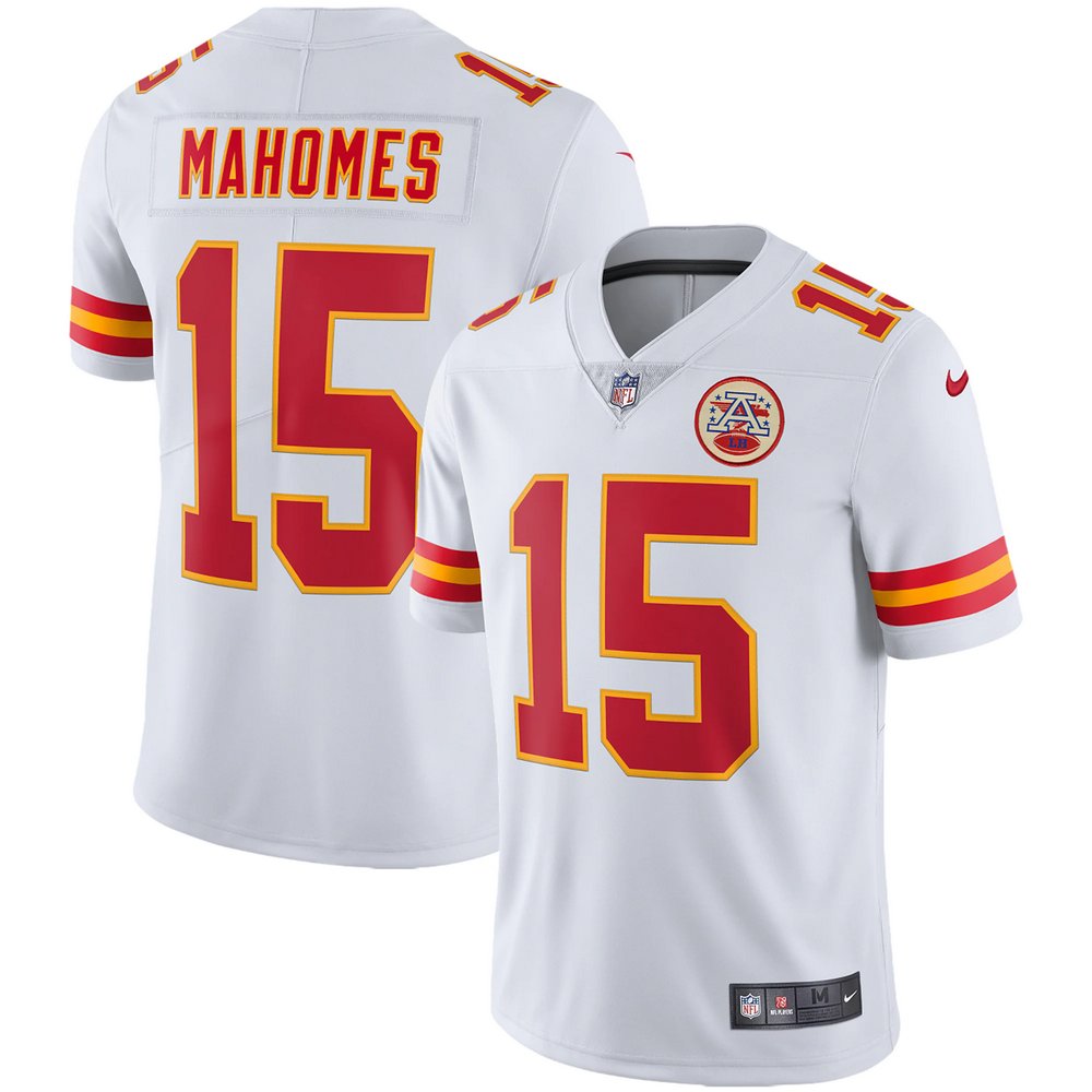 Patrick Mahomes Kansas City Chiefs Nike Vapor Limited Jersey - White