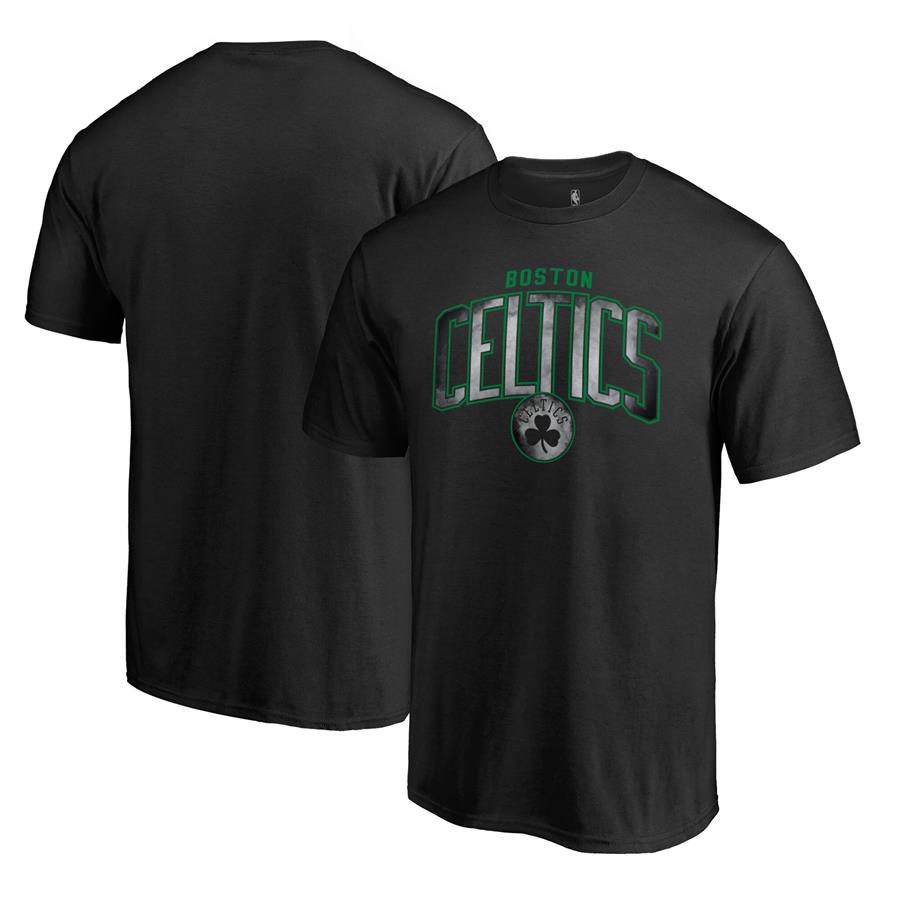 Boston Celtics Fanatics Branded Arch Smoke T-Shirt - Black