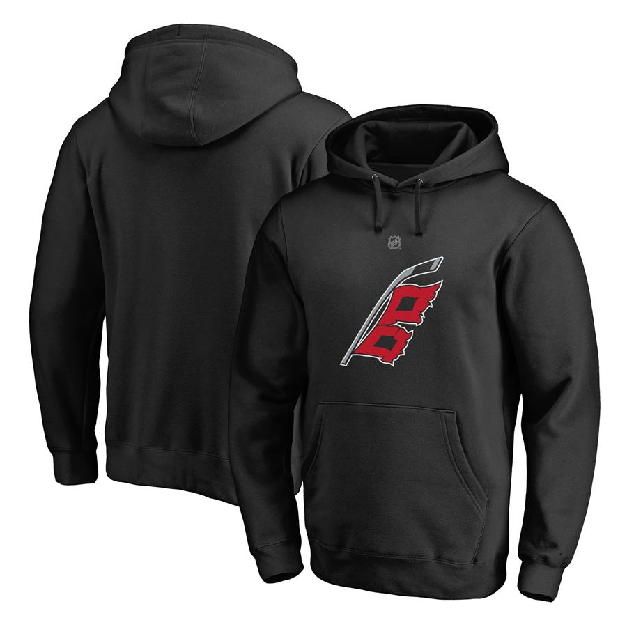 Carolina Hurricanes Fanatics Branded Team Alternate Pullover Hoodie - Black