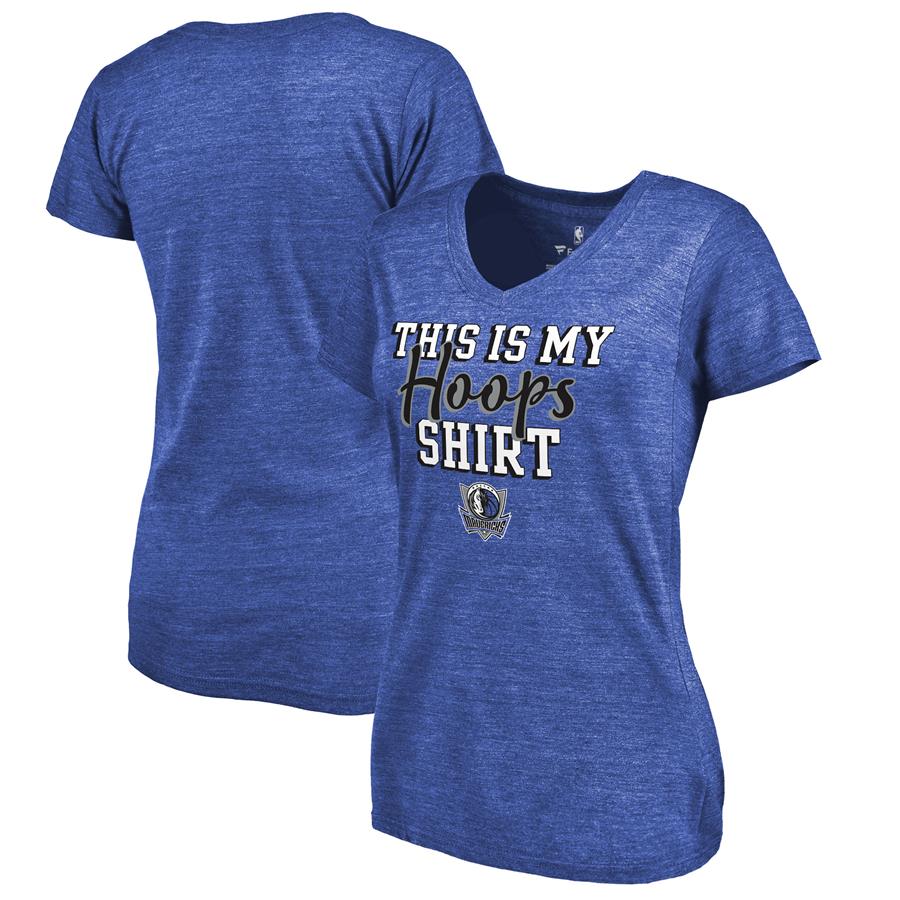 Orlando Magic Fanatics Branded Women's Air Tri-Blend V-Neck T-Shirt - Blue